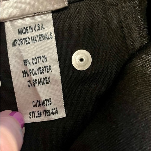 Citizens of Humanity ROCKET HIGH RISE SKINNY IN METERORITE LEATHERETTE - Picture 9 of 12